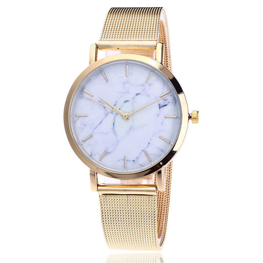 Marbella Marble Mesh Watch