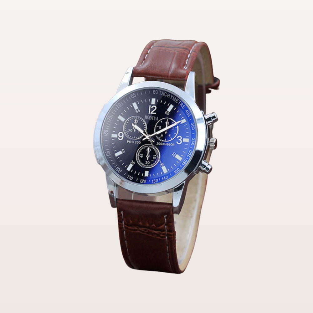 Azure Sapphire Glass Watch