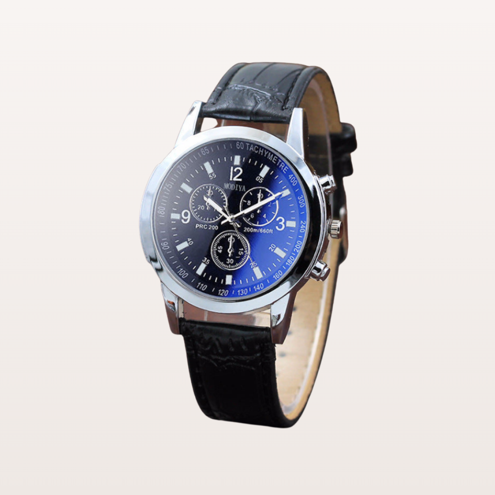 Azure Sapphire Glass Watch